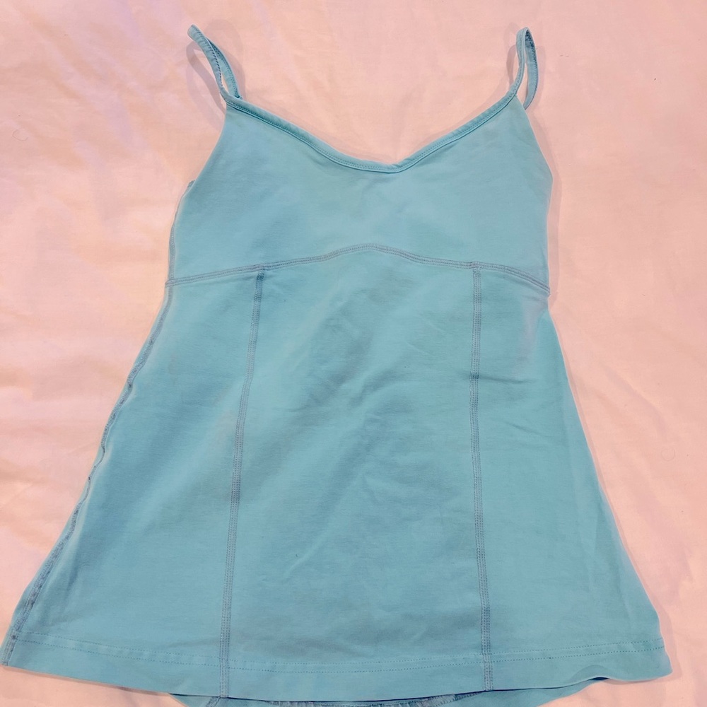 Lululemon Turquoise Blue Athletic Tank top size 6
